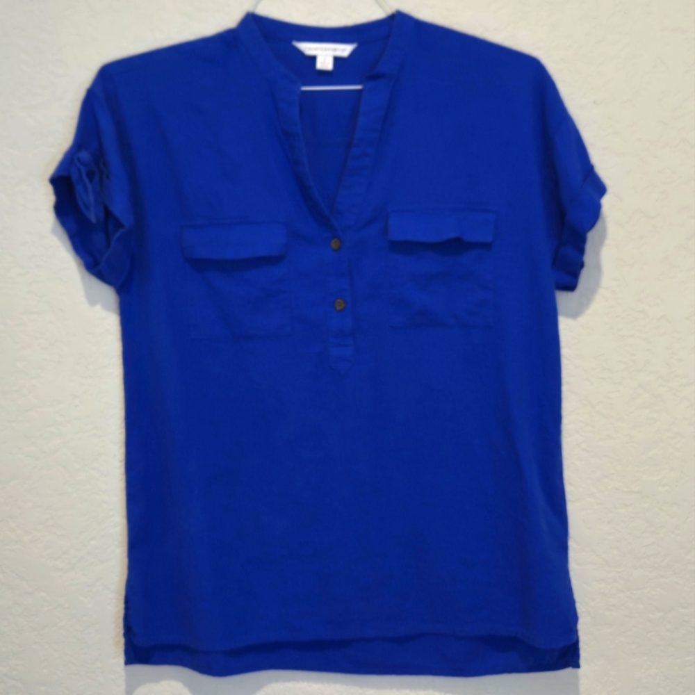 Blue Counterparts Blouse